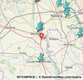 Mappa Via Guglielmo Marconi, 13012 Prarolo VC, Italia (34.126)