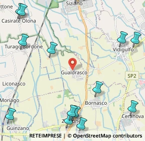Mappa Via Trieste, 27010 Bornasco PV, Italia (3.31118)