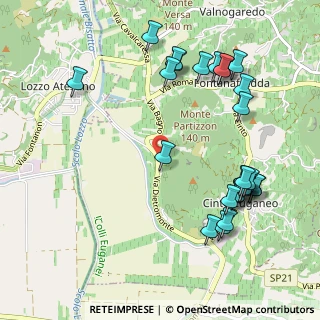 Mappa Via Dietromonte, 35030 Cinto Euganeo PD, Italia (1.2037)