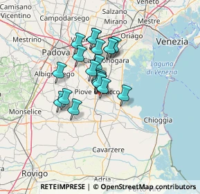 Mappa Via C. Tolomeo, 35028 Piove di Sacco PD, Italia (9.262)