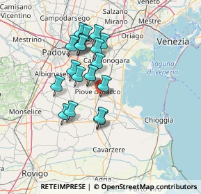 Mappa Via C. Tolomeo, 35028 Piove di Sacco PD, Italia (11.6965)