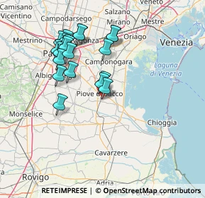 Mappa Via C. Tolomeo, 35028 Piove di Sacco PD, Italia (14.1525)