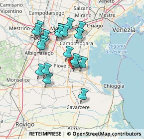 Mappa Via C. Tolomeo, 35028 Piove di Sacco PD, Italia (12.7345)