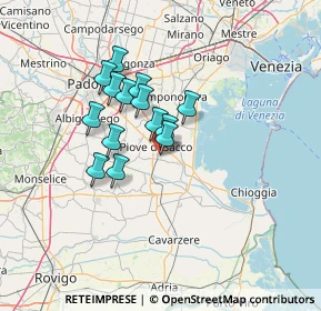 Mappa Via C. Tolomeo, 35028 Piove di Sacco PD, Italia (10.01)