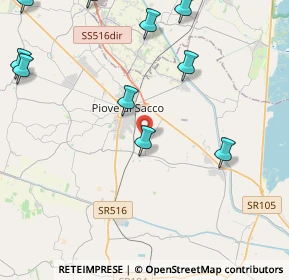 Mappa Via C. Tolomeo, 35028 Piove di Sacco PD, Italia (5.78727)