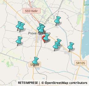 Mappa Via C. Tolomeo, 35028 Piove di Sacco PD, Italia (3.10083)