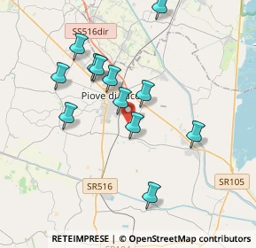 Mappa Via C. Tolomeo, 35028 Piove di Sacco PD, Italia (3.47083)