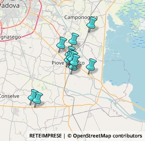 Mappa Via C. Tolomeo, 35028 Piove di Sacco PD, Italia (4.27417)