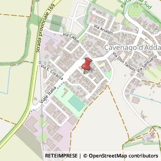 Mappa Via De Gasperi Alcide, 3, 26824 Cavenago d'Adda, Lodi (Lombardia)