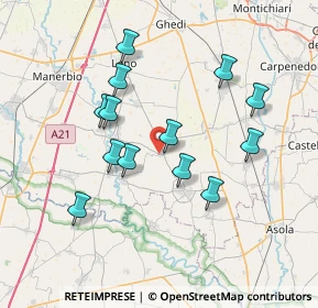 Mappa Via Pavone, 25023 Gottolengo BS, Italia (6.76692)