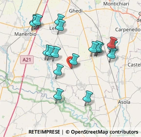 Mappa Via Pavone, 25023 Gottolengo BS, Italia (7.42944)