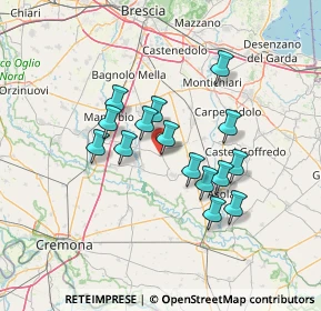 Mappa Via Pavone, 25023 Gottolengo BS, Italia (11.26667)