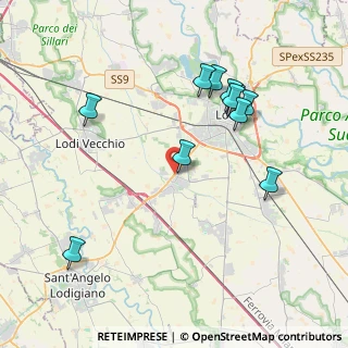Mappa Vicolo Alcide De Gasperi, 26854 Cornegliano Laudense LO, Italia (4.03545)