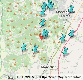 Mappa Via G. Puccini, 35030 Galzignano Terme PD, Italia (4.07231)