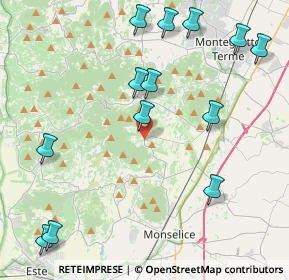 Mappa Via G. Puccini, 35030 Galzignano Terme PD, Italia (5.08154)