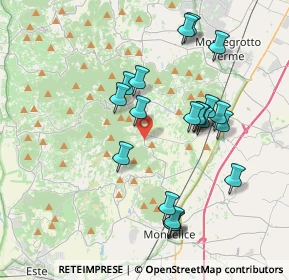 Mappa Via G. Puccini, 35030 Galzignano Terme PD, Italia (3.733)