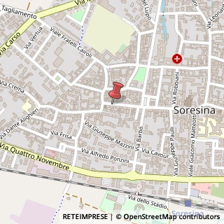 Mappa Via Francesco Genala, 88, 26015 Soresina, Cremona (Lombardia)