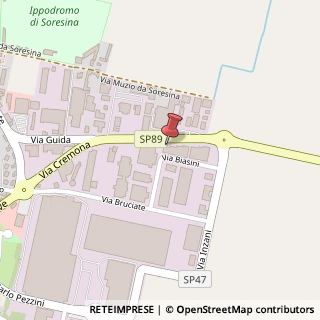 Mappa Via Antonio Biasini, 74, 26015 Soresina, Cremona (Lombardia)