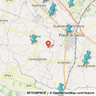 Mappa Via Buffa, 35020 Brugine PD, Italia (3.50636)