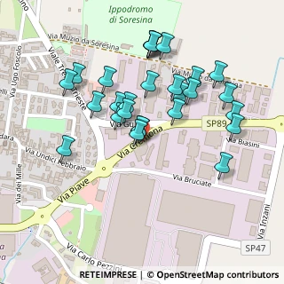 Mappa Via Cremona, 26015 Soresina CR, Italia (0.21071)