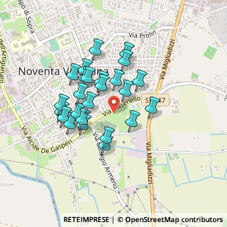 Mappa Via Masenello, 36025 Noventa Vicentina VI, Italia (0.3728)