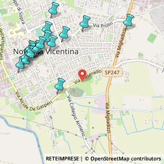 Mappa Via Masenello, 36025 Noventa Vicentina VI, Italia (0.7245)