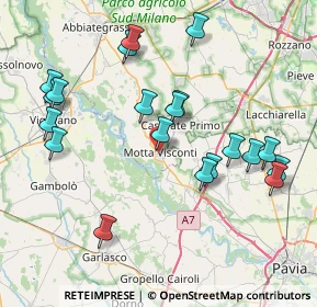 Mappa Via San Giovanni, 20086 Motta Visconti MI, Italia (8.406)