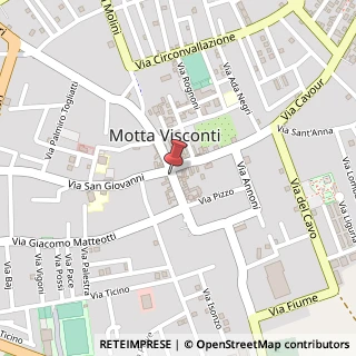 Mappa Via Gigi Borgomaneri, 72, 20086 Motta Visconti, Milano (Lombardia)
