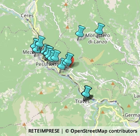 Mappa Frazione la Costa, 10070 Pessinetto TO, Italia (1.533)