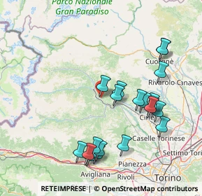 Mappa Frazione la Costa, 10070 Pessinetto TO, Italia (16.251)
