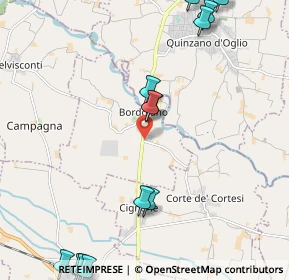 Mappa Bordolano, 26020 Bordolano CR, Italia (2.87308)