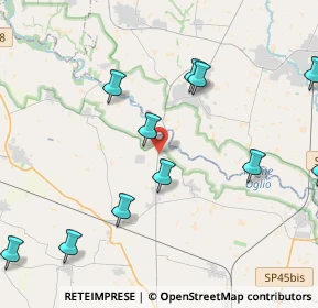 Mappa Bordolano, 26020 Bordolano CR, Italia (6.579)