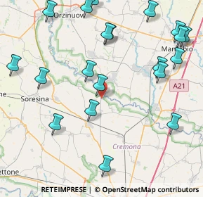 Mappa Bordolano, 26020 Bordolano CR, Italia (10.385)