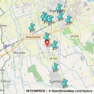 Mappa Strada Fogliano Inferiore, 27029 Vigevano PV, Italia (2.24091)