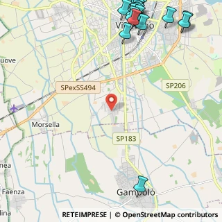 Mappa Strada Fogliano Inferiore, 27029 Vigevano PV, Italia (3.4965)