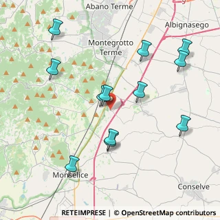 Mappa Via Montegrappa, 35020 Due Carrare PD, Italia (4.305)