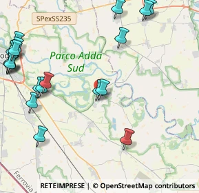 Mappa Via Arialdo, 26824 Cavenago d'Adda LO, Italia (5.7285)