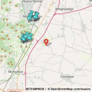 Mappa Via Brassalene, 35020 Due Carrare PD, Italia (4.70636)