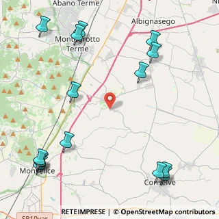 Mappa Via Brassalene, 35020 Due Carrare PD, Italia (6.15133)