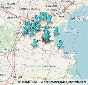 Mappa Via Breo, 35028 Piove di Sacco PD, Italia (9.8015)