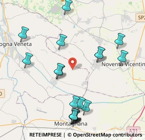 Mappa Via Rudenega, 37040 Roveredo di Guà VR, Italia (4.68053)