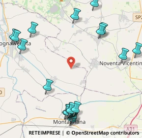 Mappa Via Rudenega, 37040 Roveredo di Guà VR, Italia (5.6765)