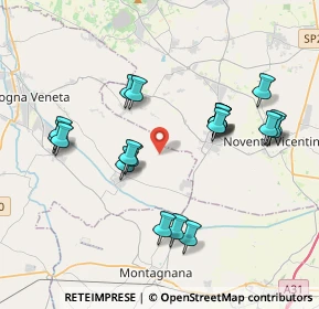 Mappa Via Rudenega, 37040 Roveredo di Guà VR, Italia (3.7815)