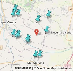 Mappa Via Rudenega, 37040 Roveredo di Guà VR, Italia (4.35846)