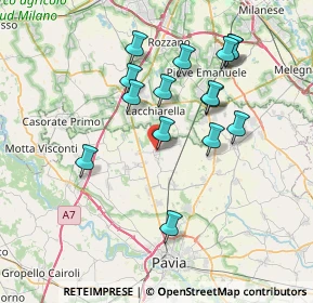 Mappa Via Amendola, 27010 Giussago PV, Italia (7.03467)