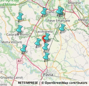 Mappa Via Amendola, 27010 Giussago PV, Italia (7.29182)