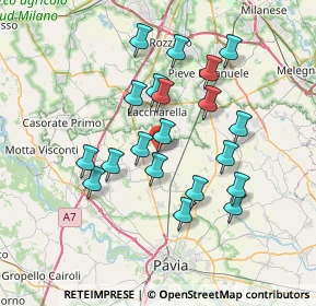 Mappa Via Amendola, 27010 Giussago PV, Italia (6.5155)