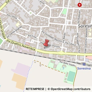 Mappa Via IV Novembre, 102, 26015 Soresina, Cremona (Lombardia)