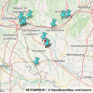 Mappa 37050 Isola Rizza VR, Italia (16.84545)
