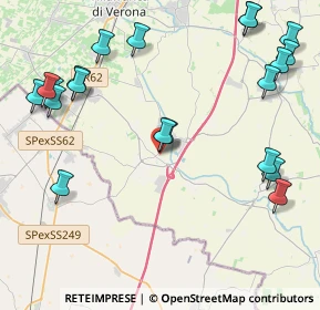 Mappa Via Grimanello, 37060 Pradelle VR, Italia (5.4145)